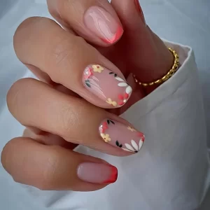 Embrace timeless beauty with our 24-Piece Medium-Long Square Multicolor Floral Nail Art Set, featuring a vintage-inspired floral design. These medium-long square nails offer full coverage and vibrant colors, perfect for women and girls looking to enhance their style with a classic touch. Easy to apply and long-lasting, this set provides a salon-quality manicure at home, ideal for special occasions or daily wear.